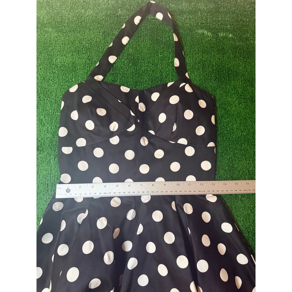 Ixia for Modcloth Traveling Cupcake Polka Dot Retro Rockabilly Dress Size M - Picture 6 of 12